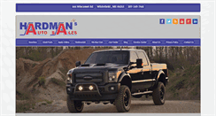 Desktop Screenshot of hardmansautosales.com