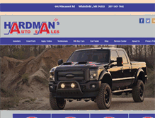 Tablet Screenshot of hardmansautosales.com